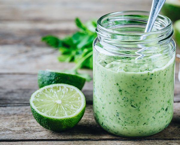 Avocado-Limetten-Dip