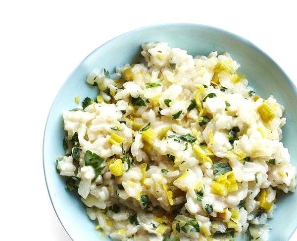 Cremiger Kangen-Reis mit Zitrone und Kräutern